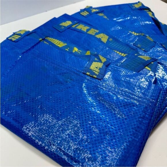 IKEA (Set of 5) NWT Frakta Shopping Bag Large Size Sturdy Grocery Laundry - Picture 10 of 12